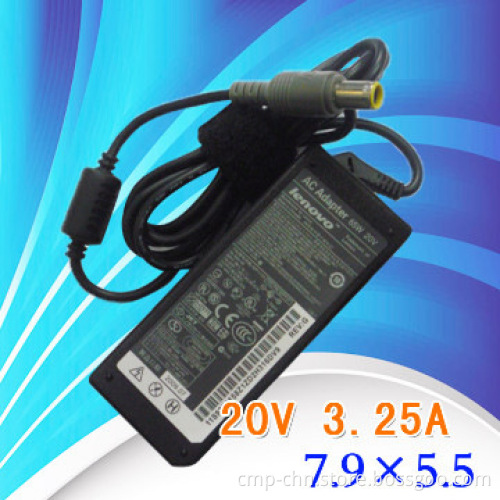For Lenovo IBM 20V 3.25A 7.9*5.5mm laptop power supply replacement